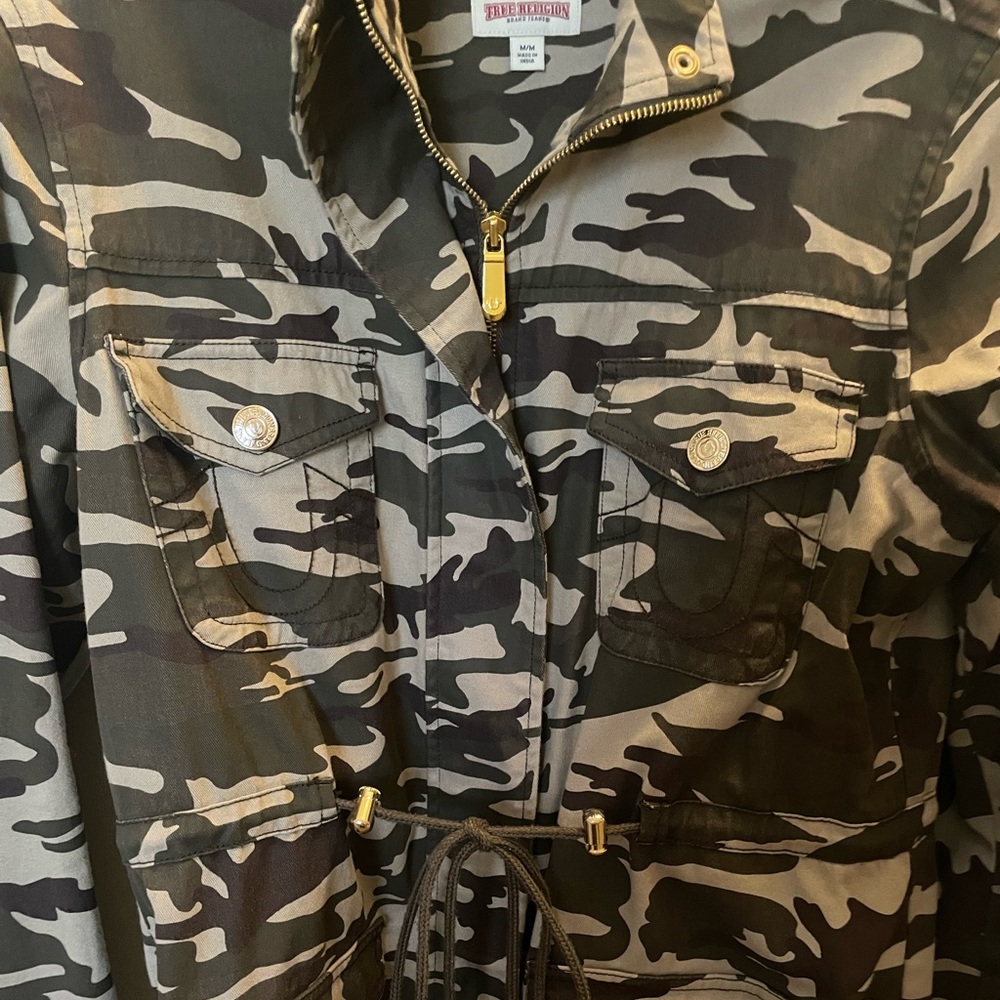 True Religion women’s Army fatigue jacket size medium